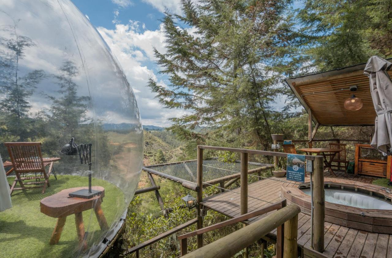 Hotel Bubblesky Glamping 40 Min From Medellin El Retiro  Exteriér fotografie