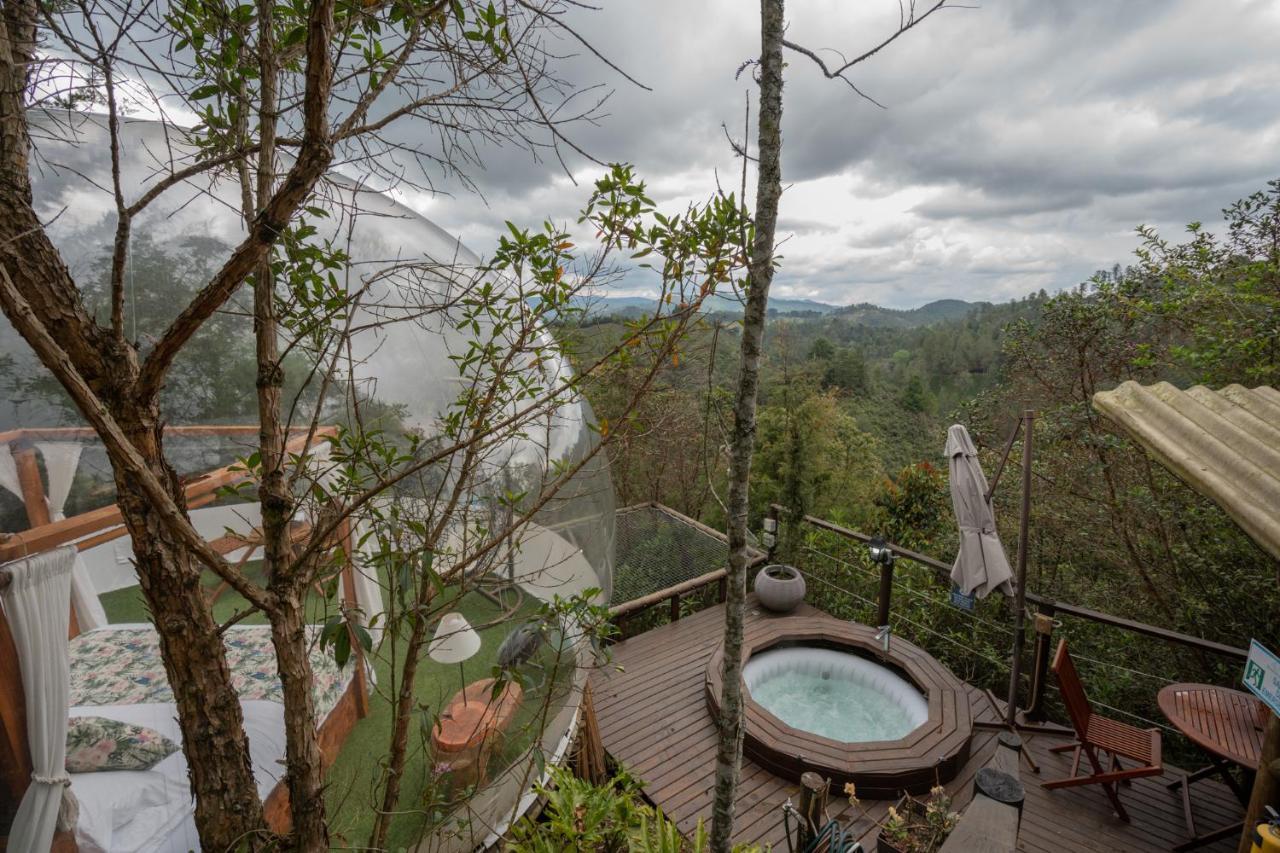 Hotel Bubblesky Glamping 40 Min From Medellin El Retiro  Exteriér fotografie