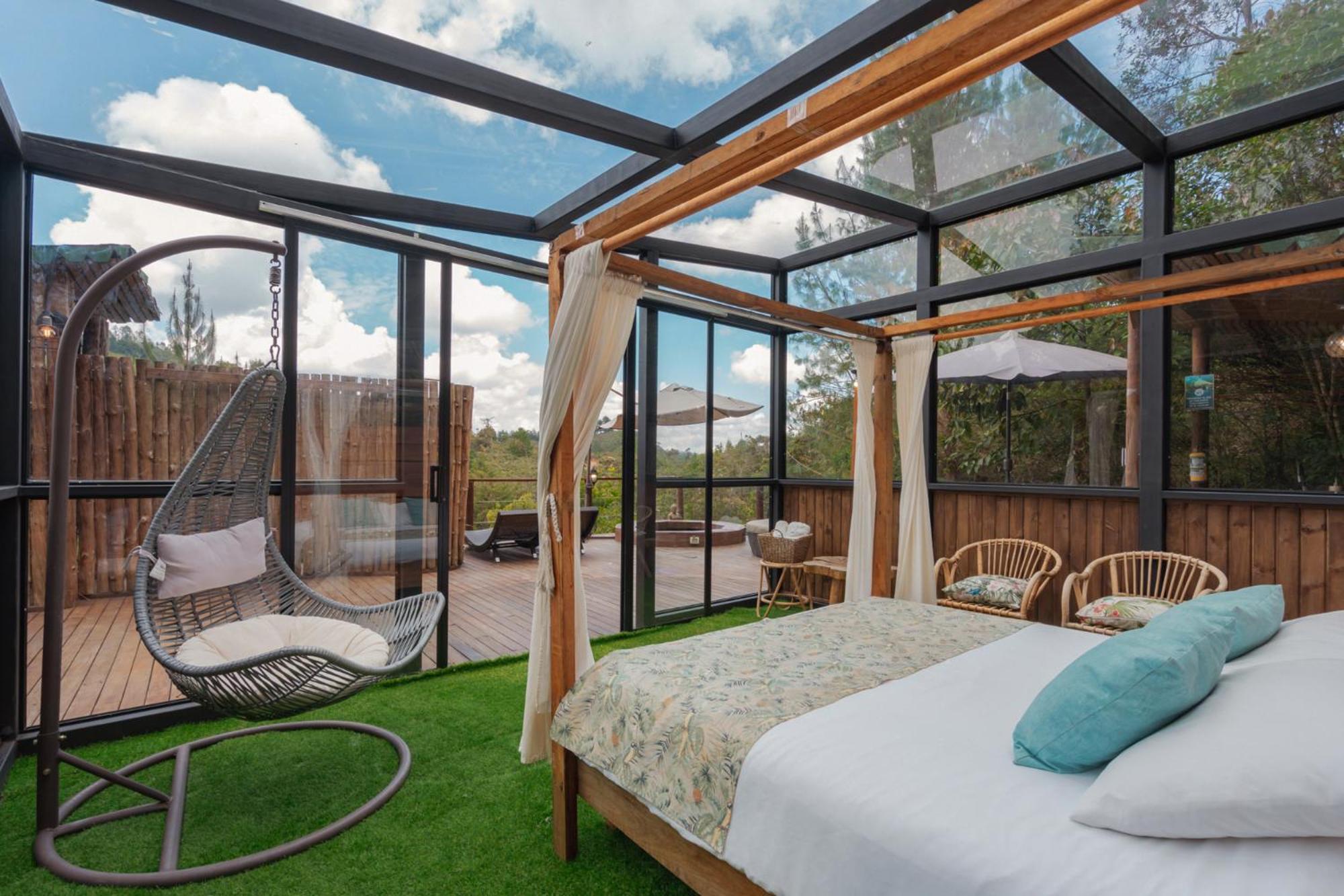 Hotel Bubblesky Glamping 40 Min From Medellin El Retiro  Exteriér fotografie