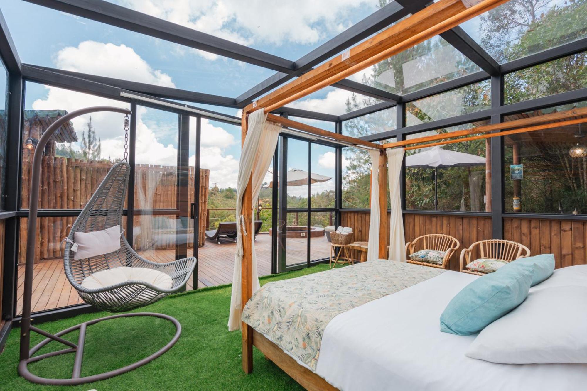 Hotel Bubblesky Glamping 40 Min From Medellin El Retiro  Exteriér fotografie